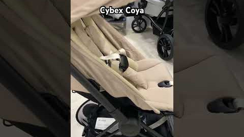 Прогулянкова коляска Cybex Coya Matt Black Cozy Beige #cybex #візочок #коляски #stroller