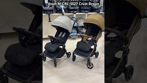 Atom S CRL-5526 Titan Grey та Atom M CRL-5527 Сrust Brown #візочок #stroller #коляски #прогулка